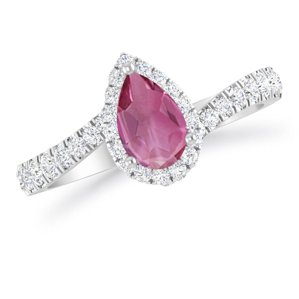 White Gold - Pink Tourmaline