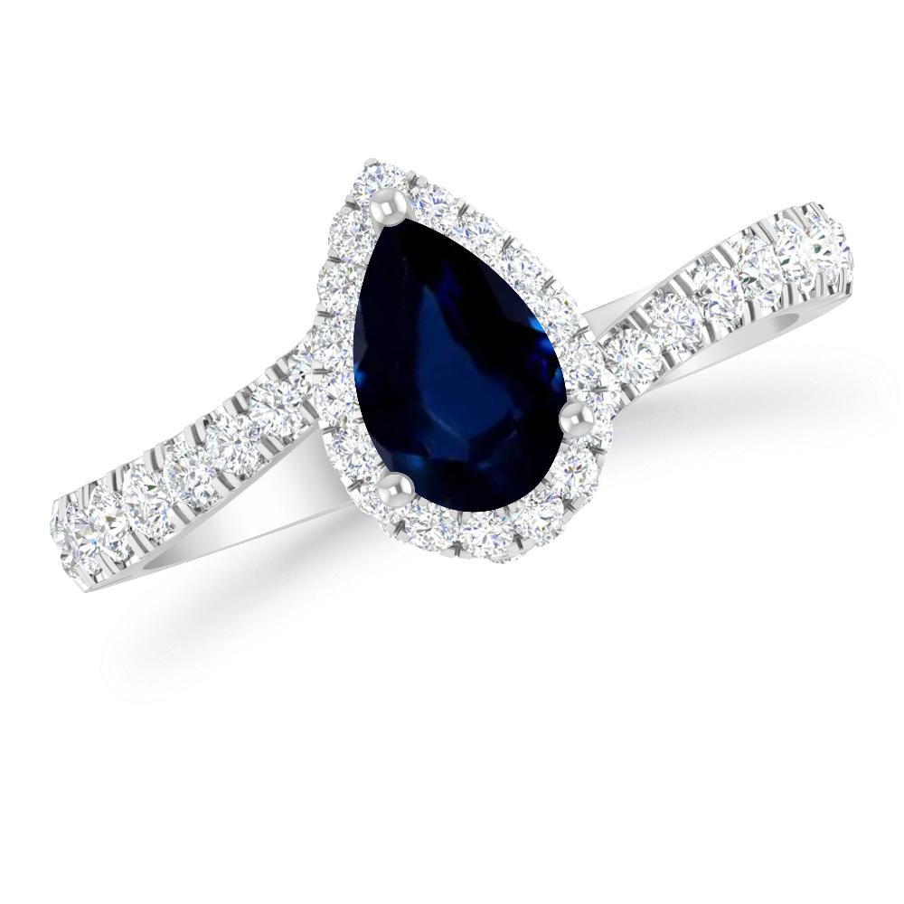 White Gold - Sapphire