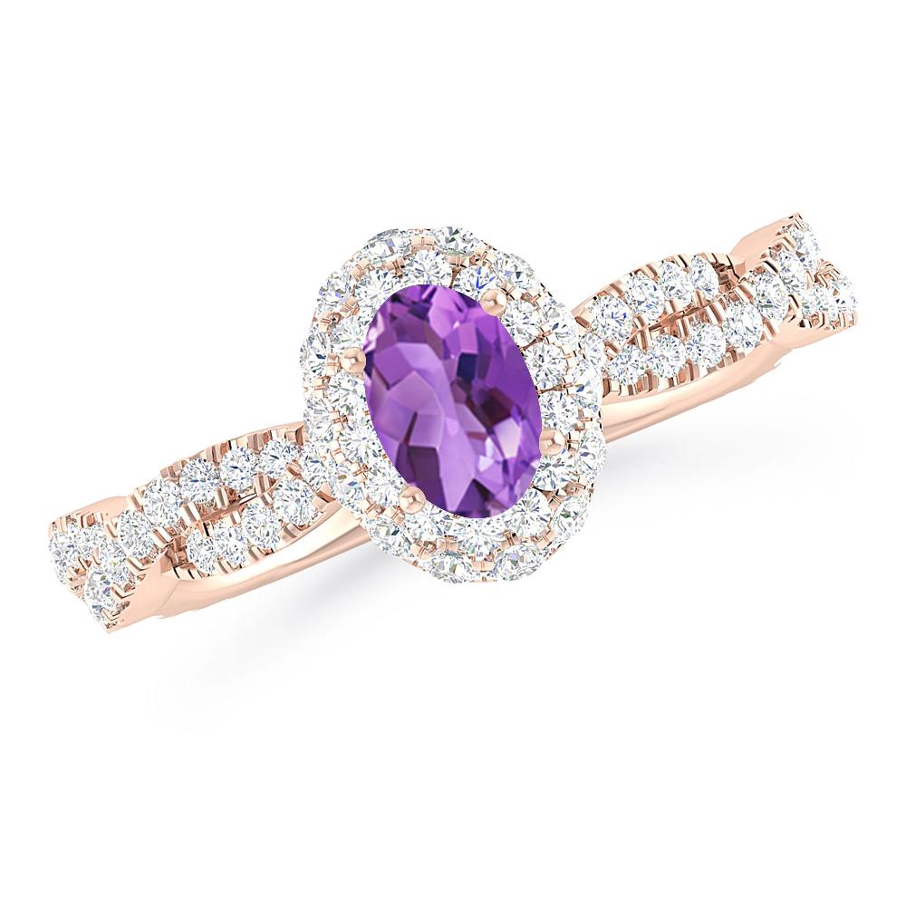 Rose Gold - Amethyst