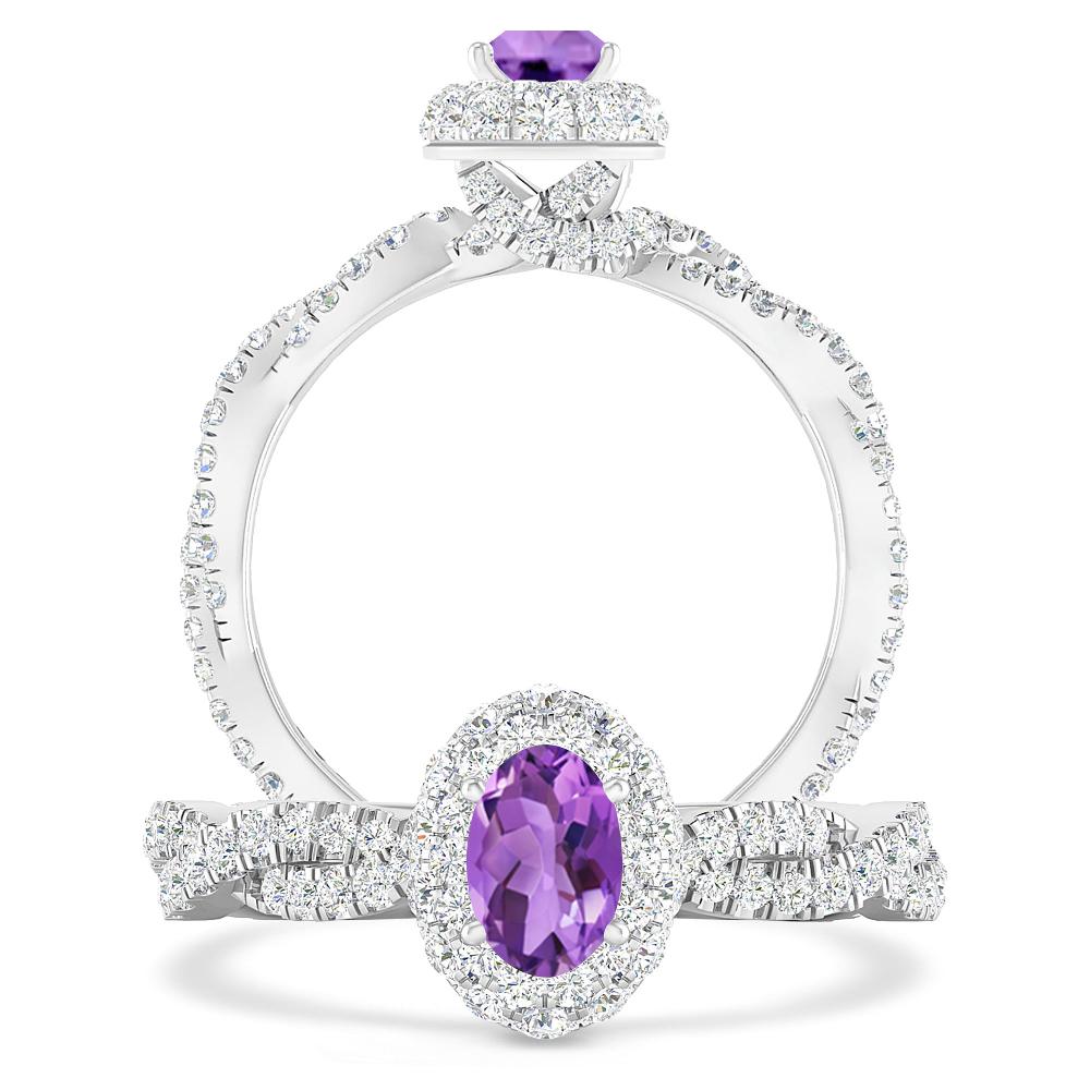 White Gold - Amethyst