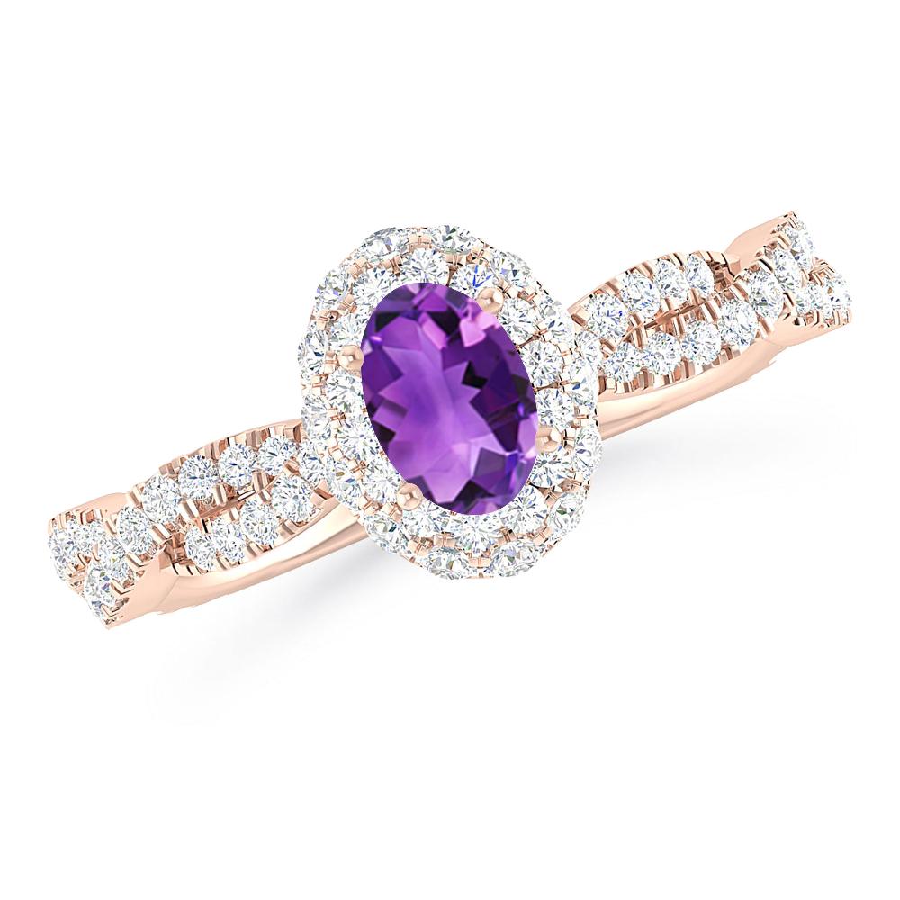 Rose Gold - Amethyst