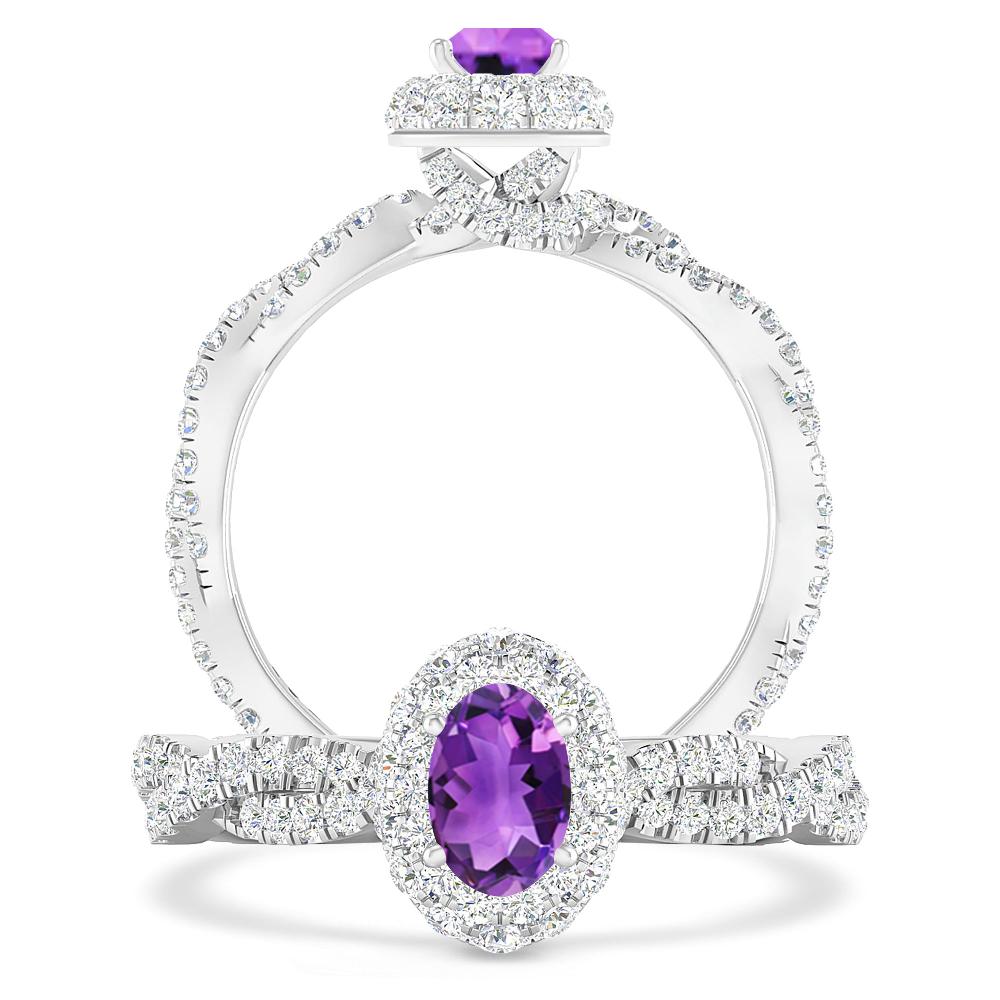 White Gold - Amethyst