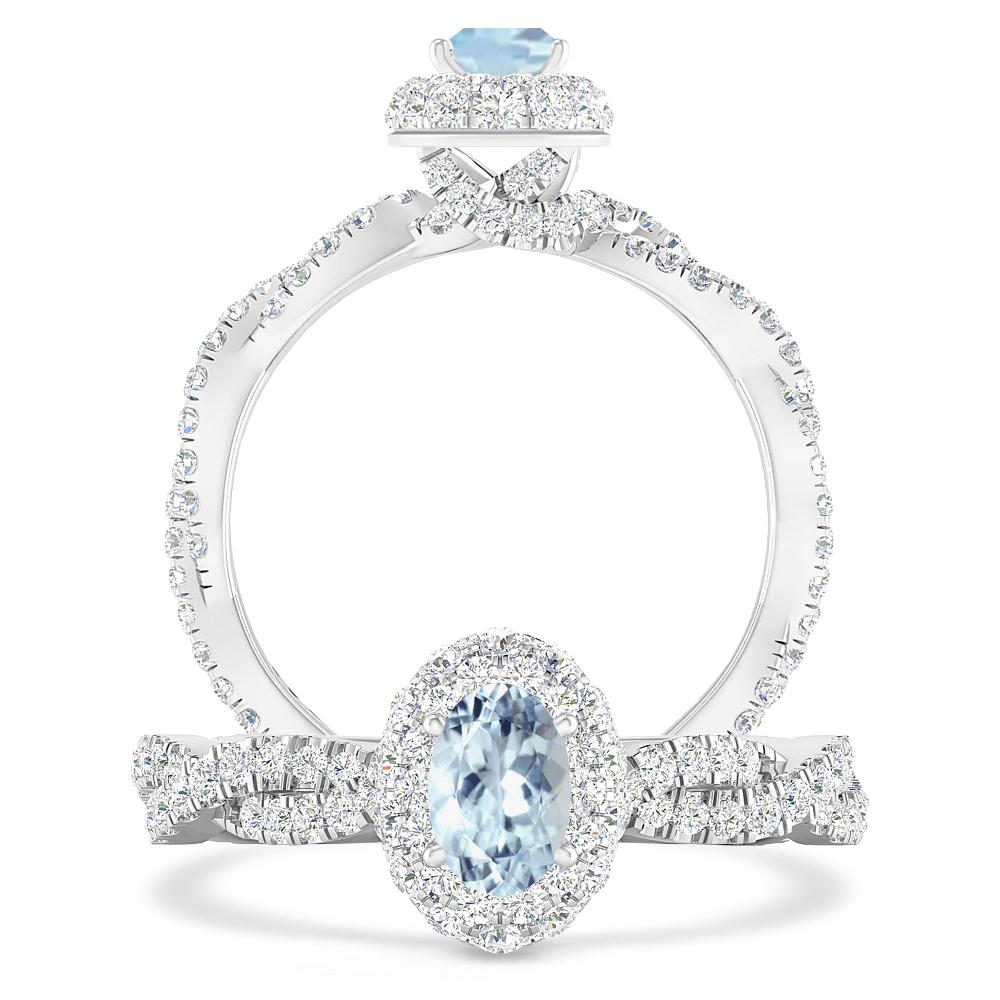 White Gold - Aquamarine