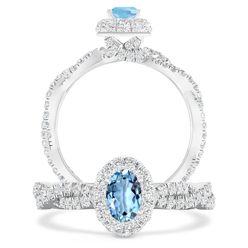 White Gold - Aquamarine