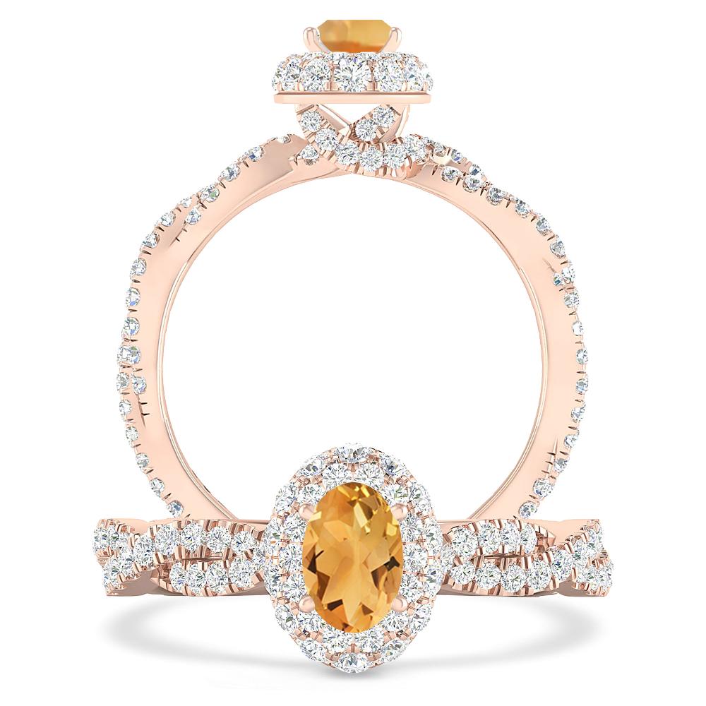 Rose Gold - Citrine