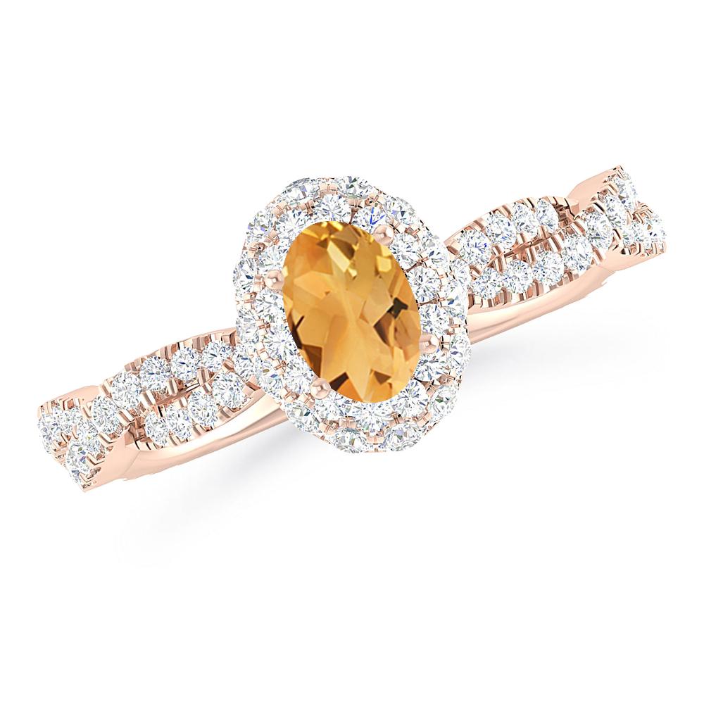 Rose Gold - Citrine