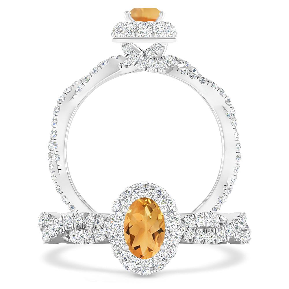 White Gold - Citrine