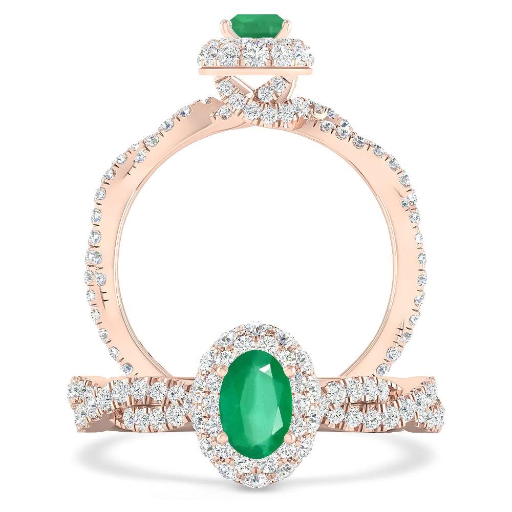 Rose Gold - Emerald