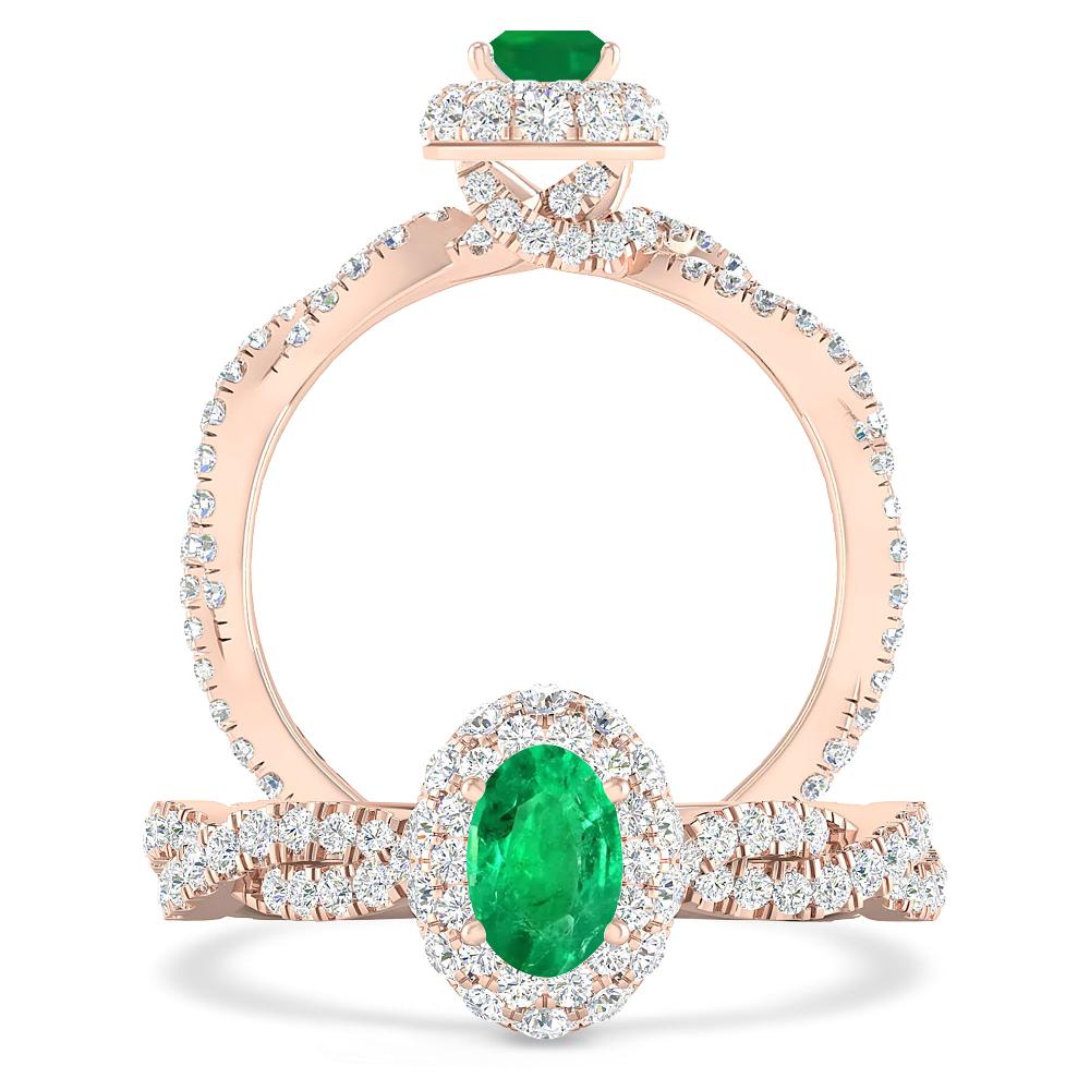 Rose Gold - Emerald