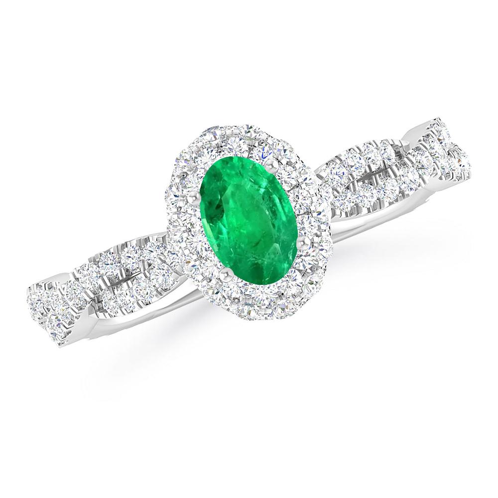 White Gold - Emerald