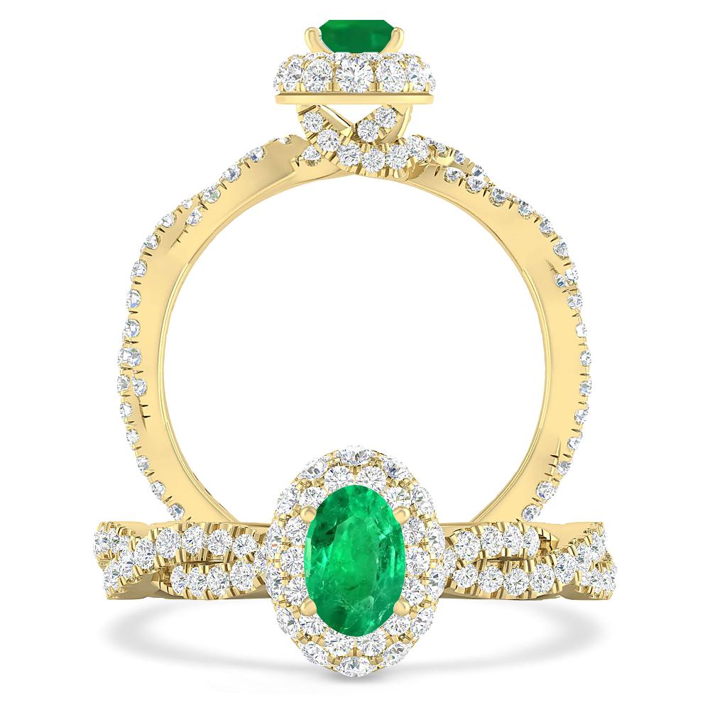 Yellow Gold - Emerald