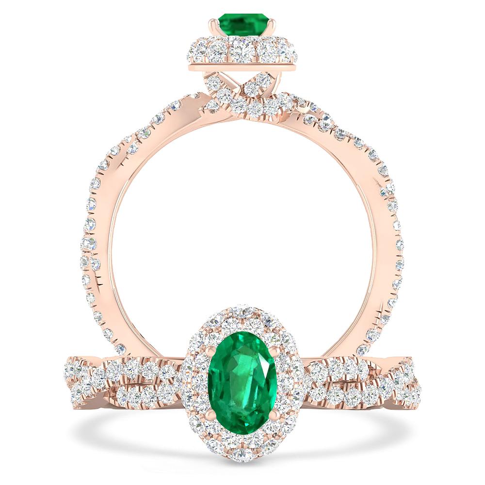 Rose Gold - Emerald