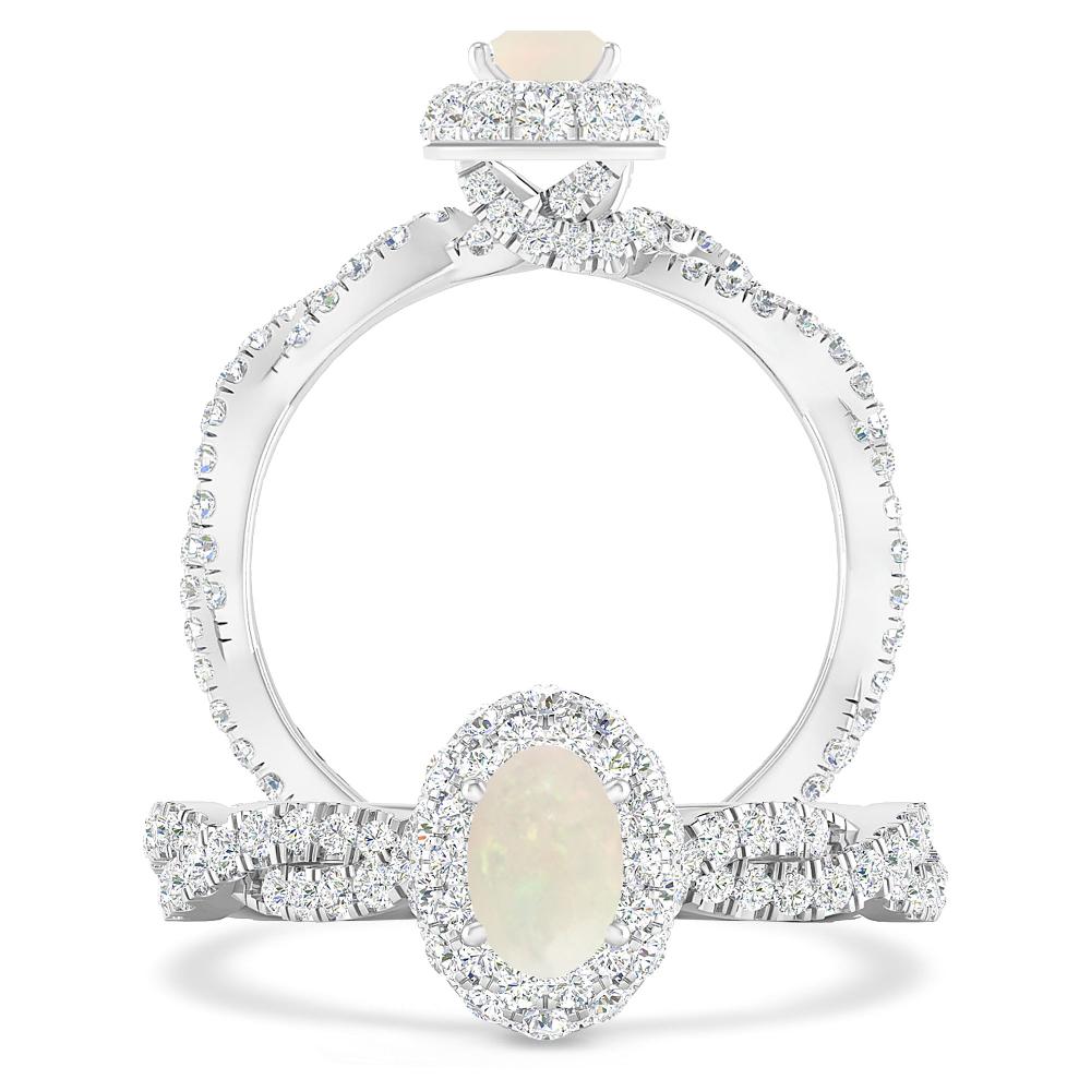 White Gold - Opal