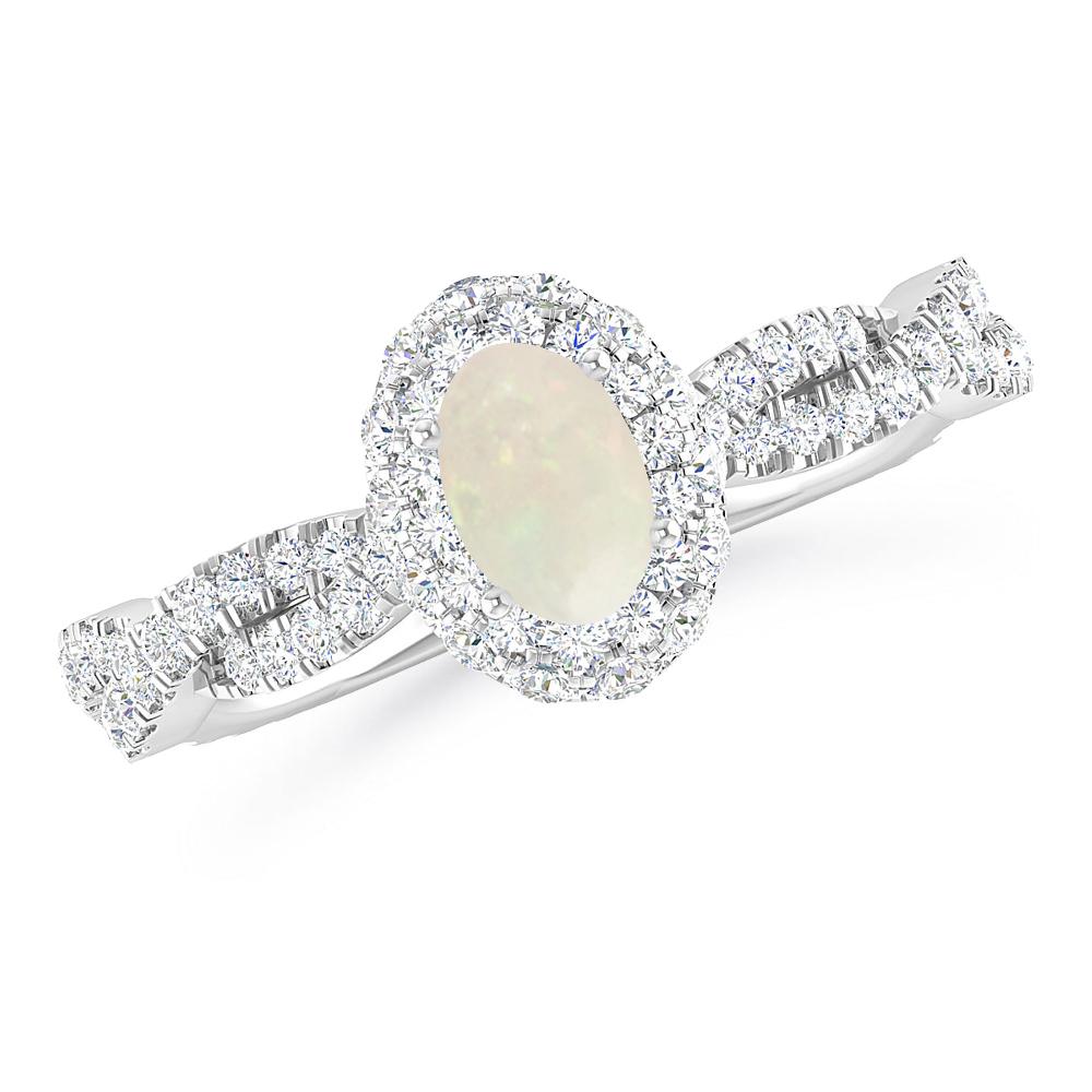 White Gold - Opal