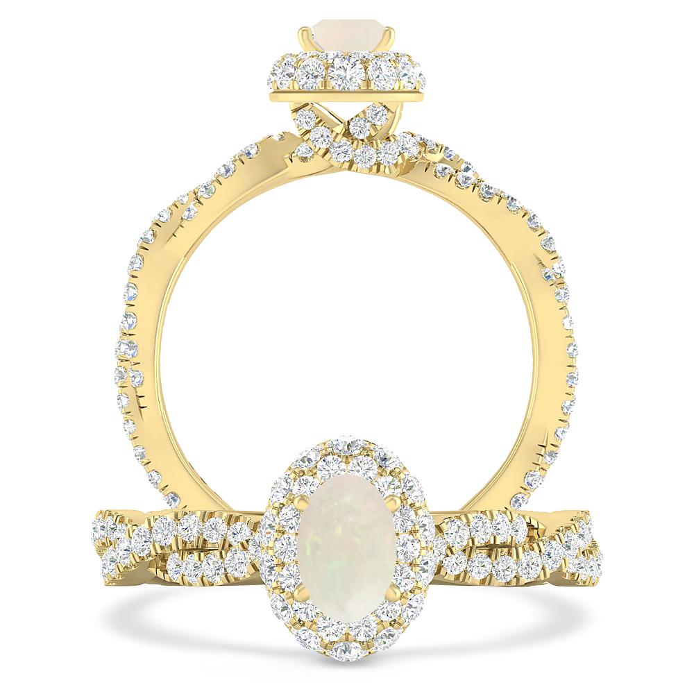 Yellow Gold - Opal
