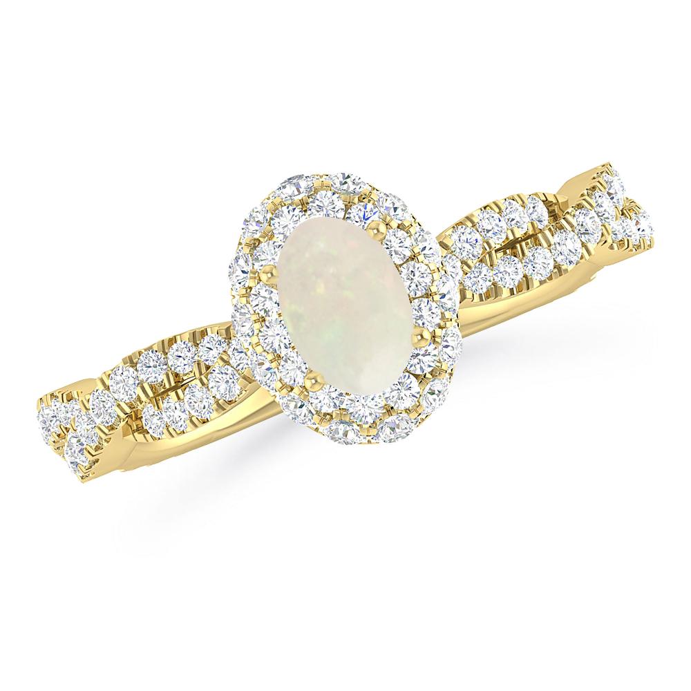 Yellow Gold - Opal