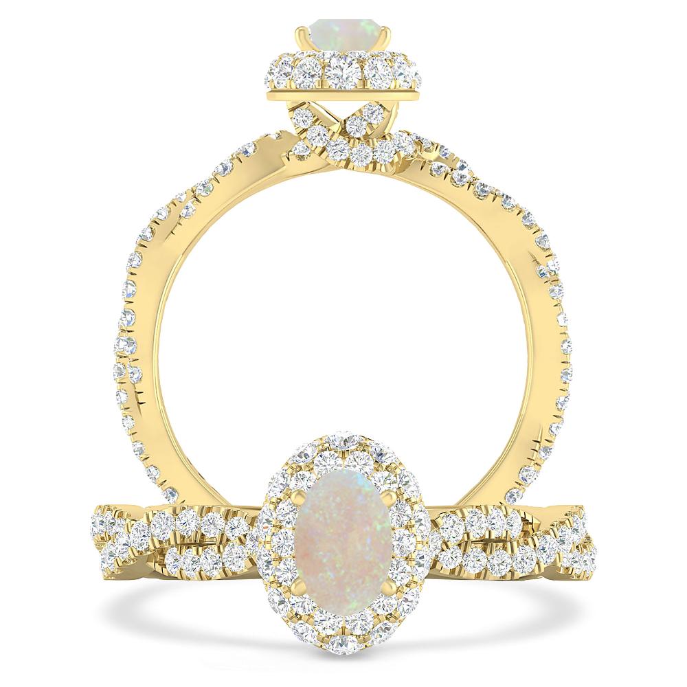 Yellow Gold - Opal