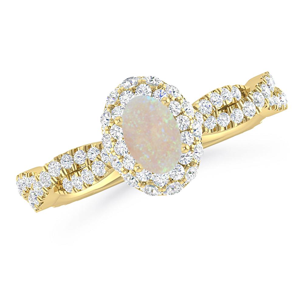 Yellow Gold - Opal