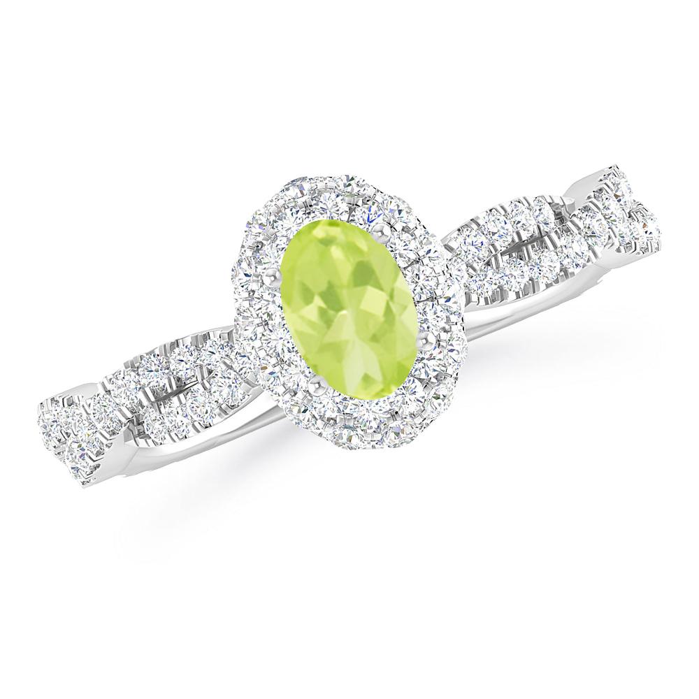 White Gold - Peridot