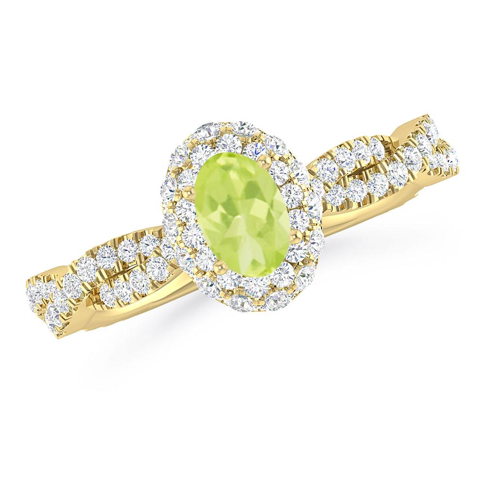 Yellow Gold - Peridot