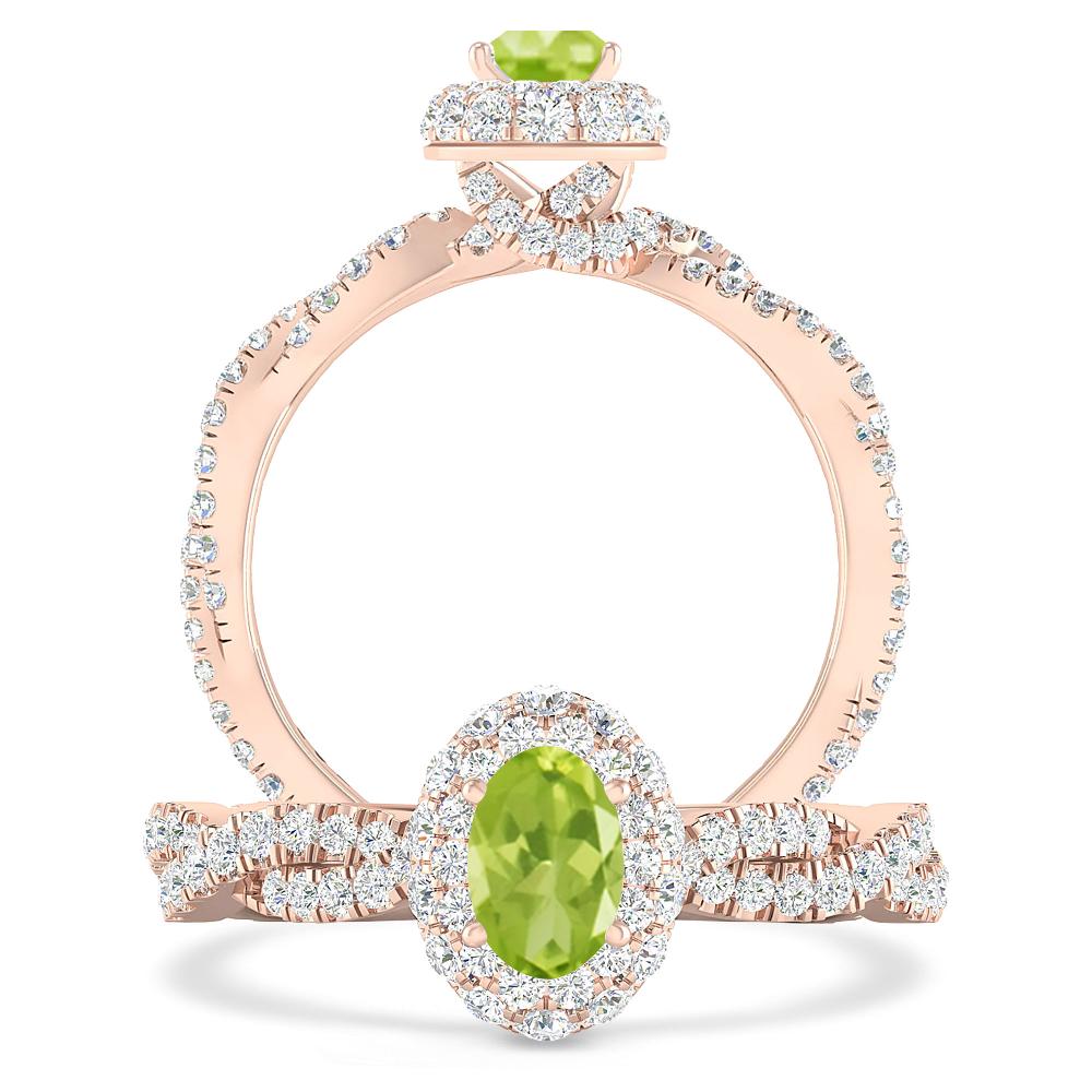 Rose Gold - Peridot