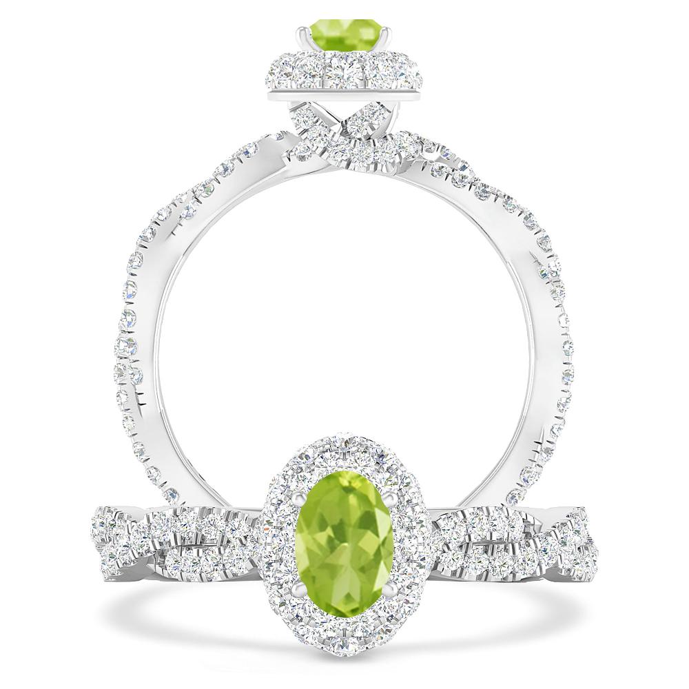 White Gold - Peridot