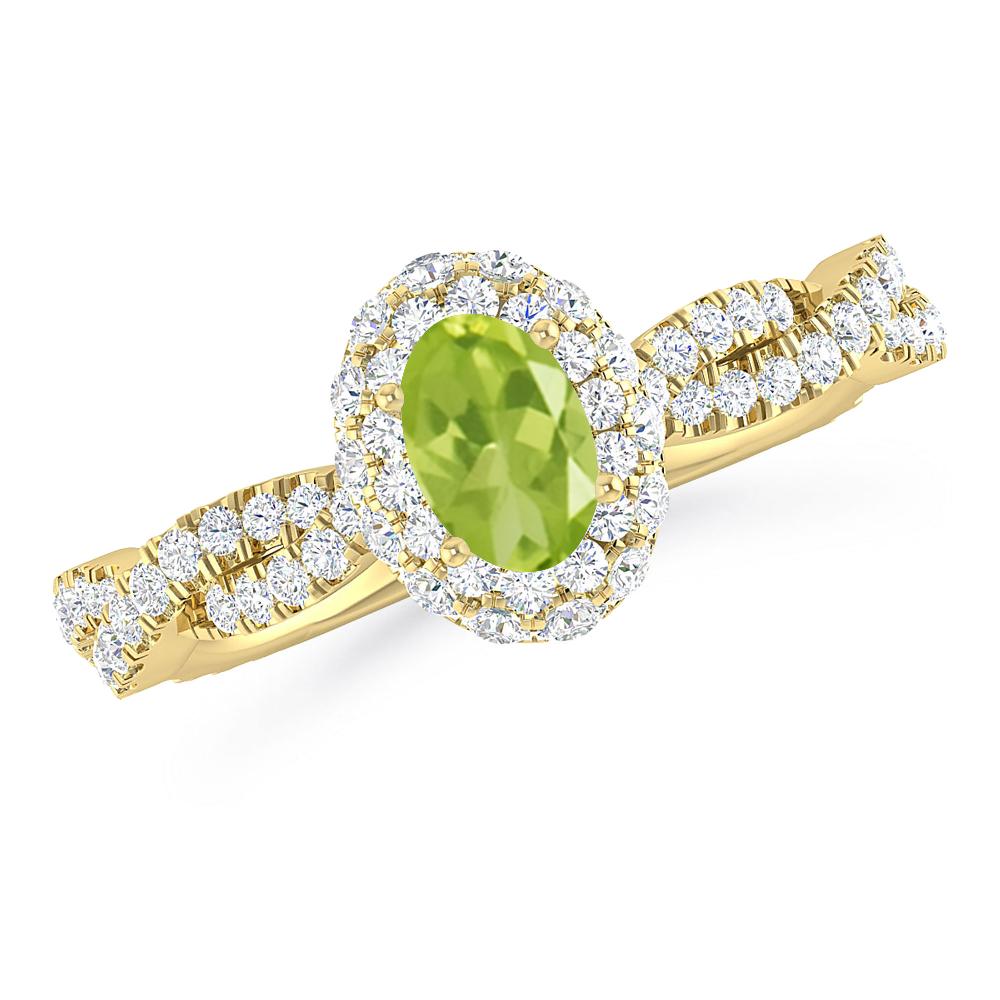 Yellow Gold - Peridot