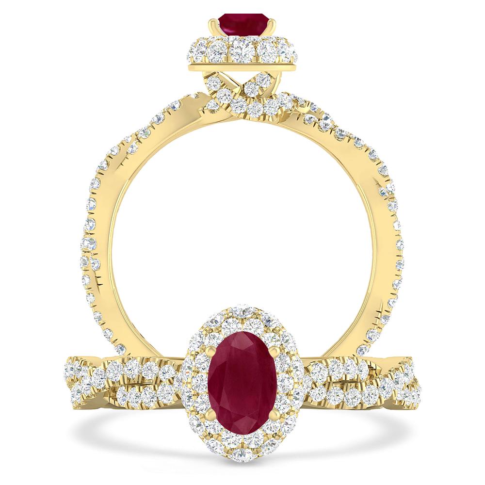 Yellow Gold - Ruby