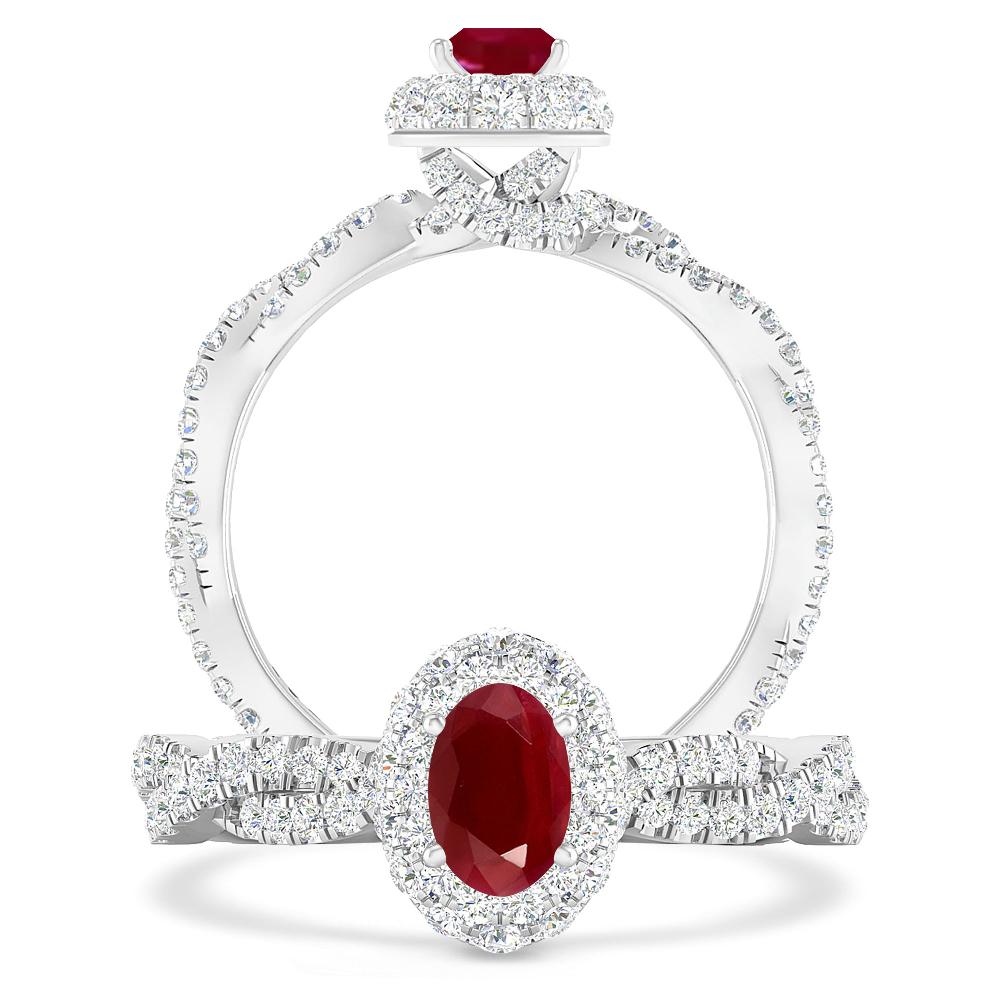 White Gold - Ruby