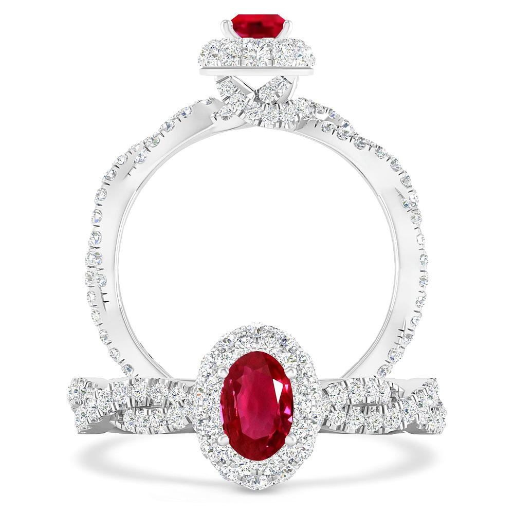 White Gold - Ruby