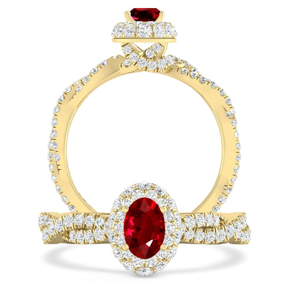 Yellow Gold - Ruby