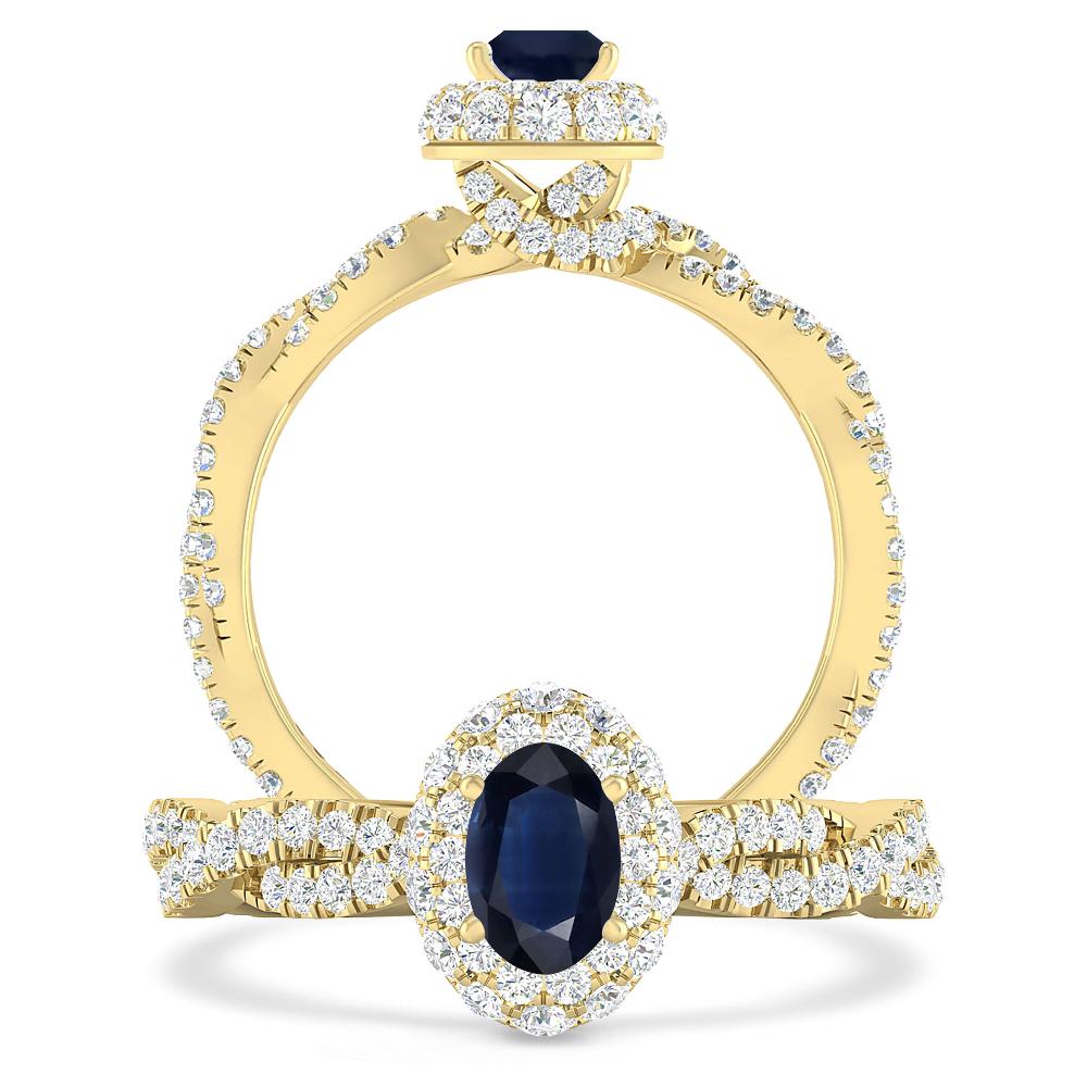Yellow Gold - Sapphire