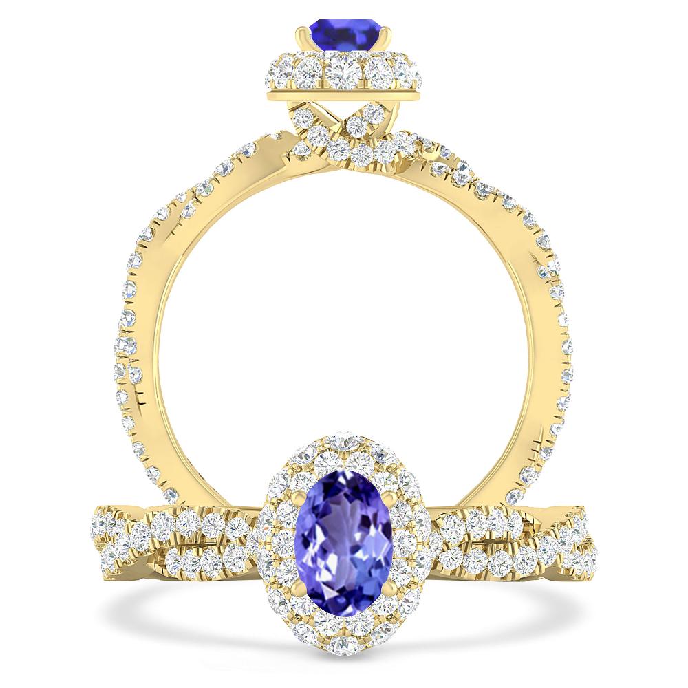 Yellow Gold - Tanzanite