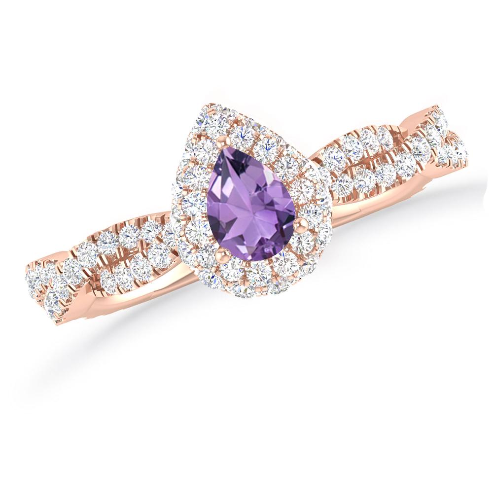 Rose Gold - Amethyst