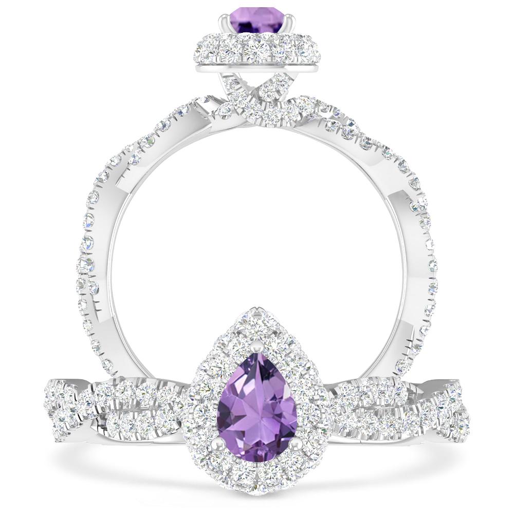 White Gold - Amethyst