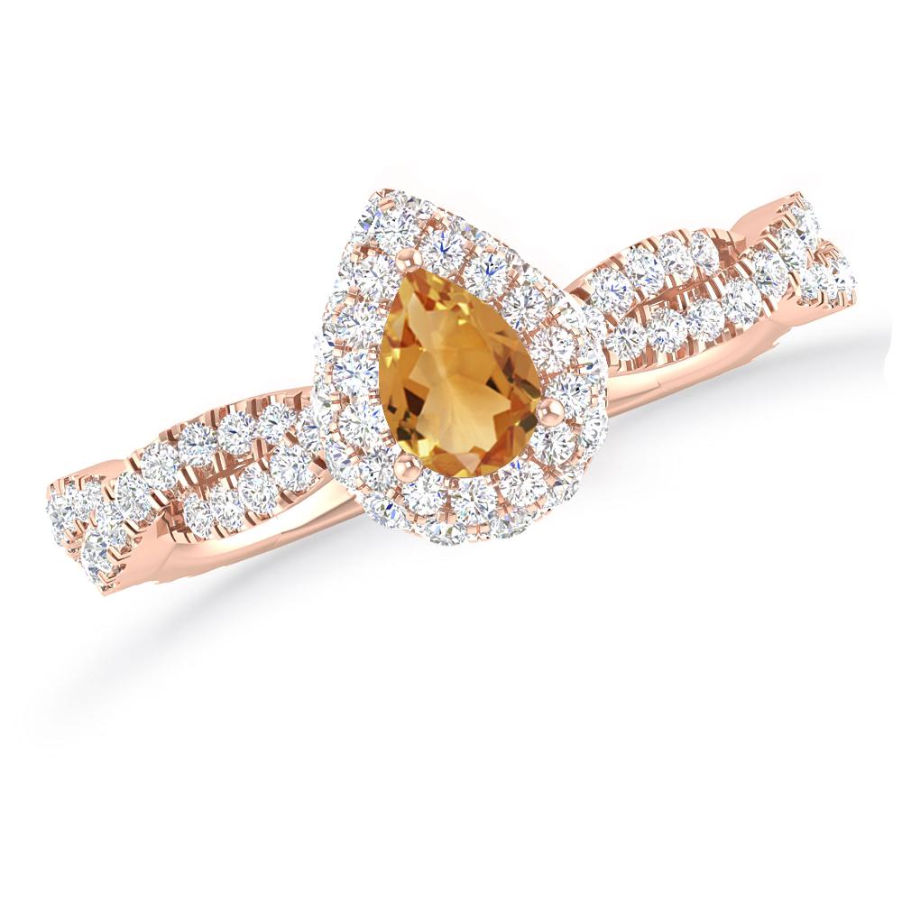 Rose Gold - Citrine