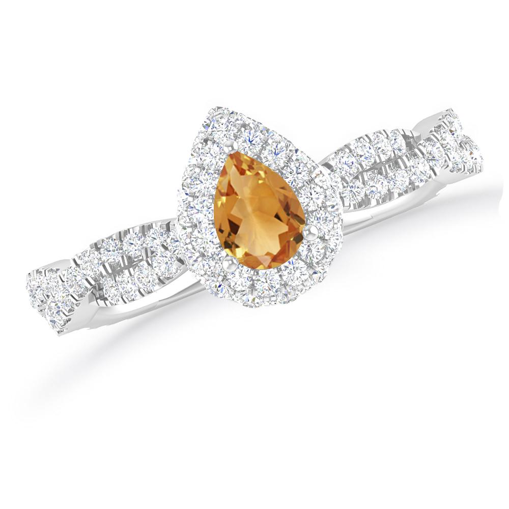 White Gold - Citrine