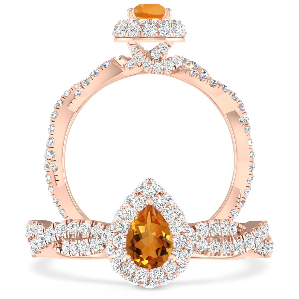 Rose Gold - Citrine