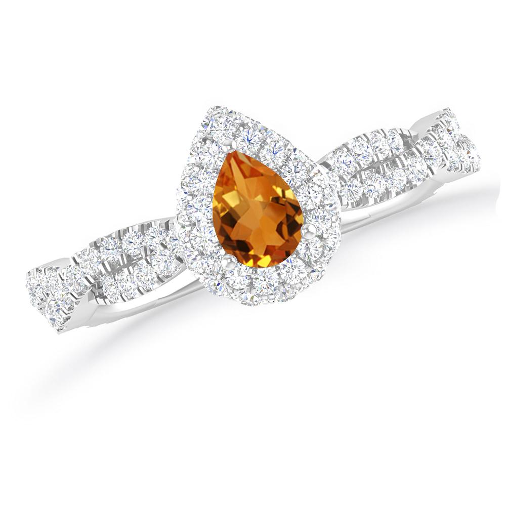 White Gold - Citrine