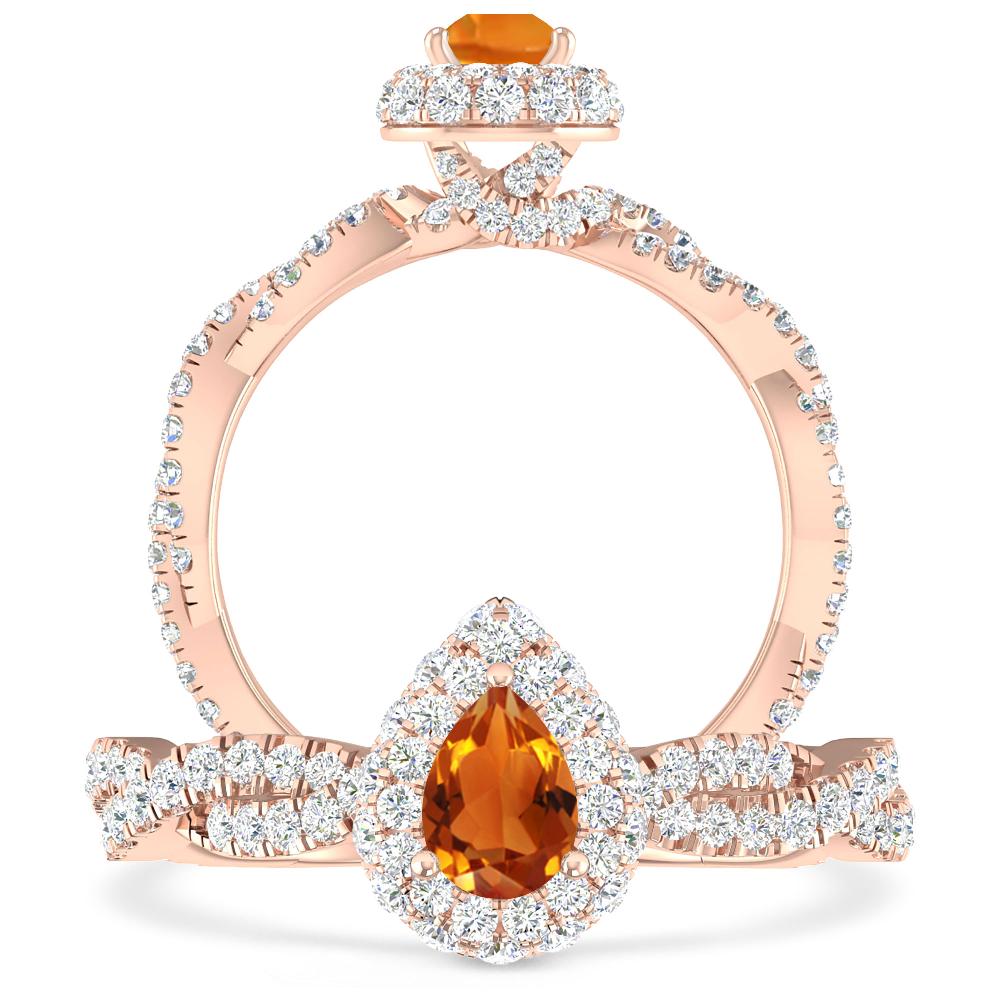 Rose Gold - Citrine