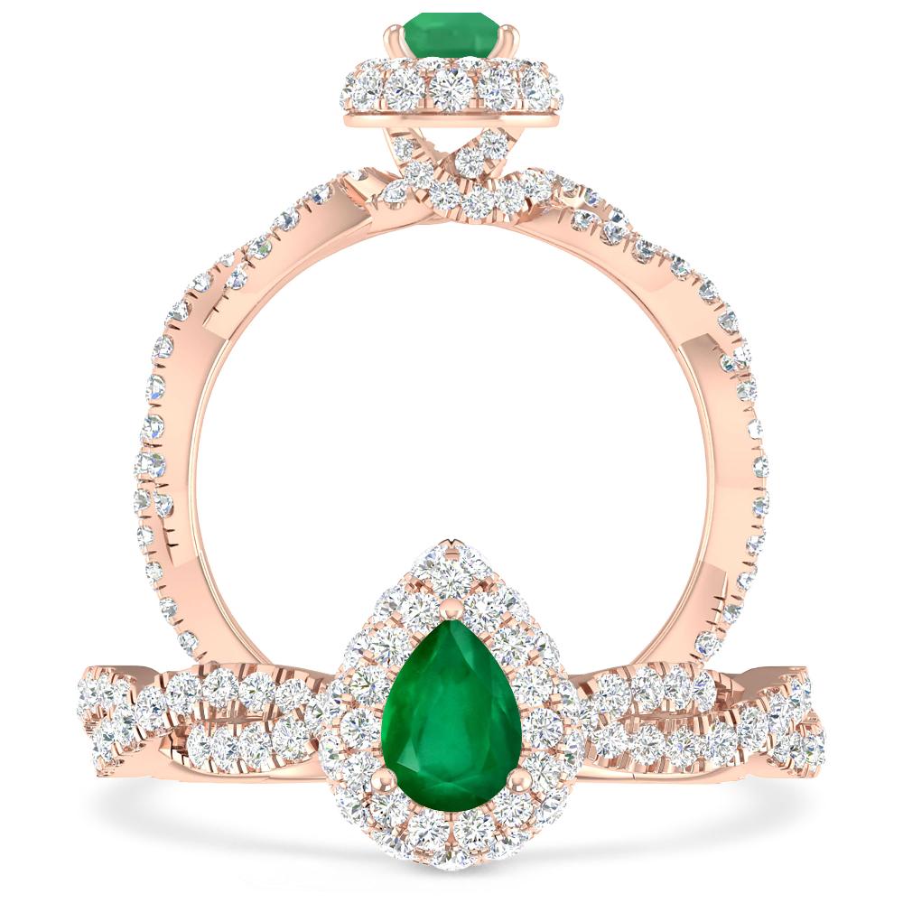 Rose Gold - Emerald