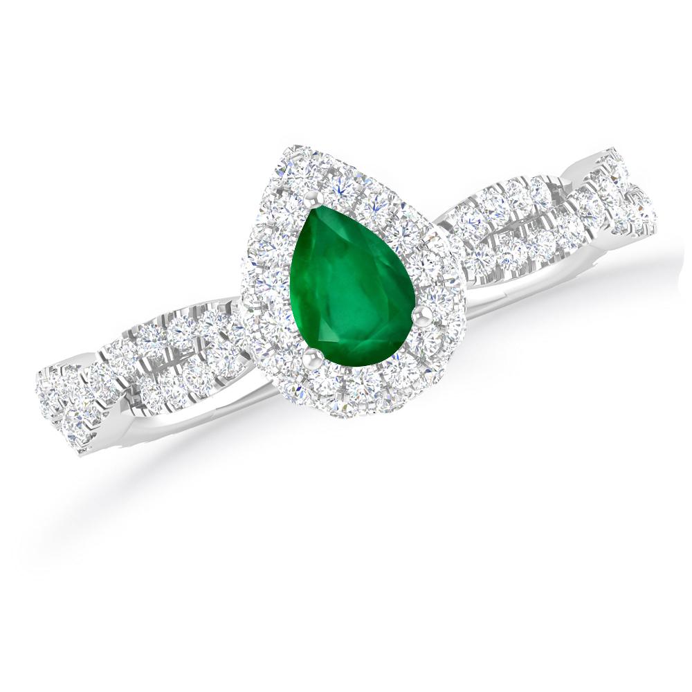 White Gold - Emerald