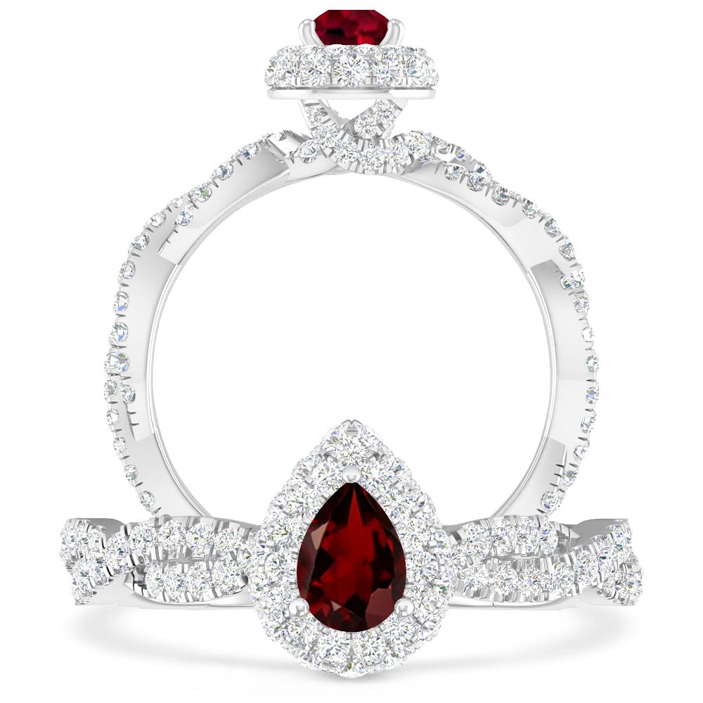 White Gold - Garnet
