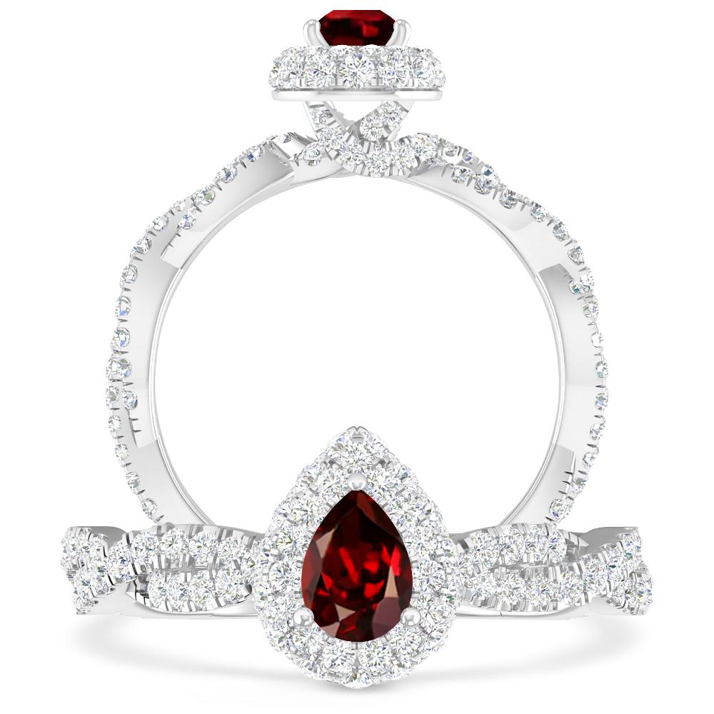 White Gold - Garnet