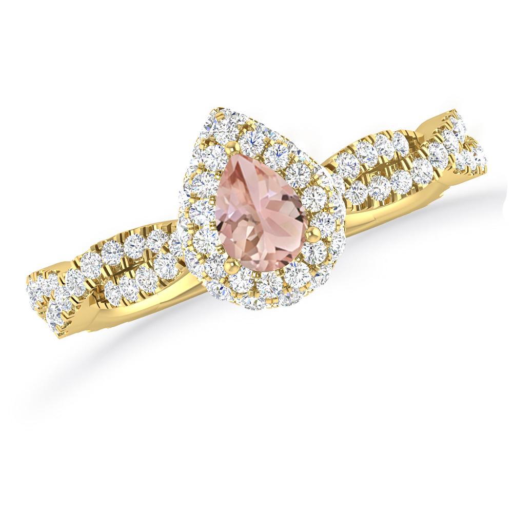 Yellow Gold - Morganite