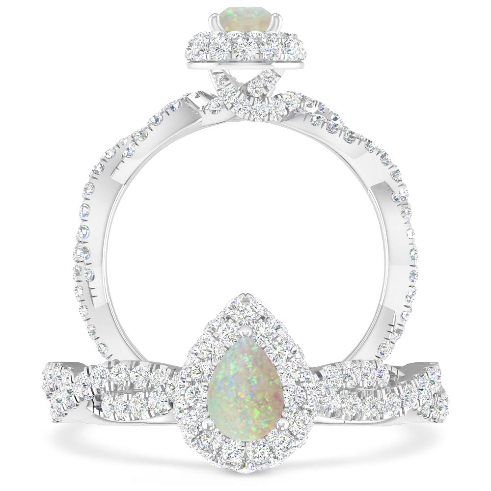 White Gold - Opal