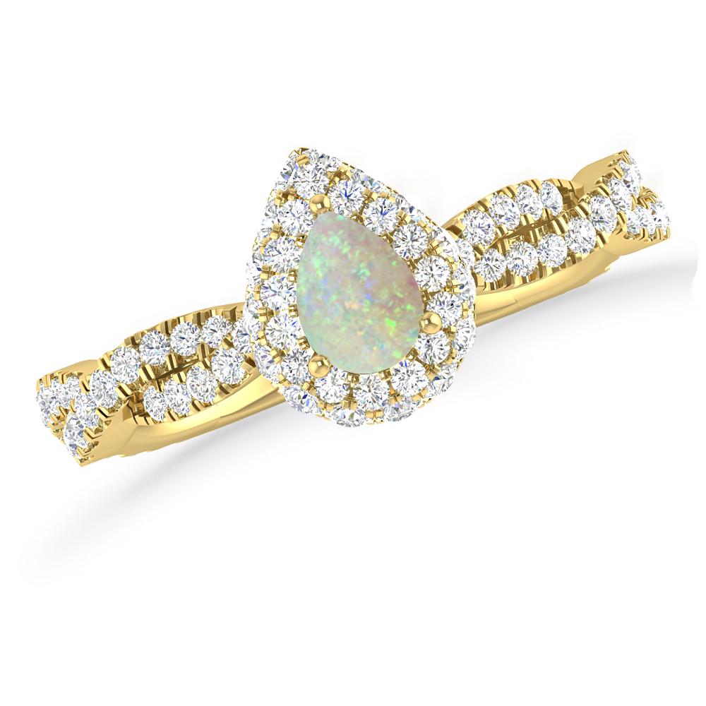 Yellow Gold - Opal