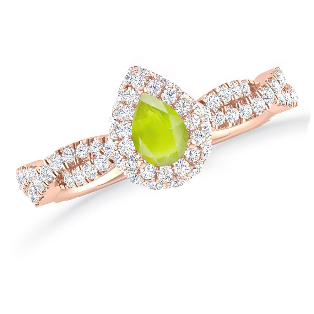 Rose Gold - Peridot