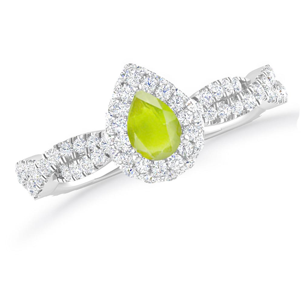 White Gold - Peridot