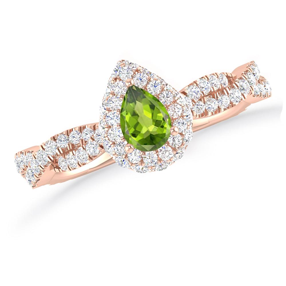 Rose Gold - Peridot